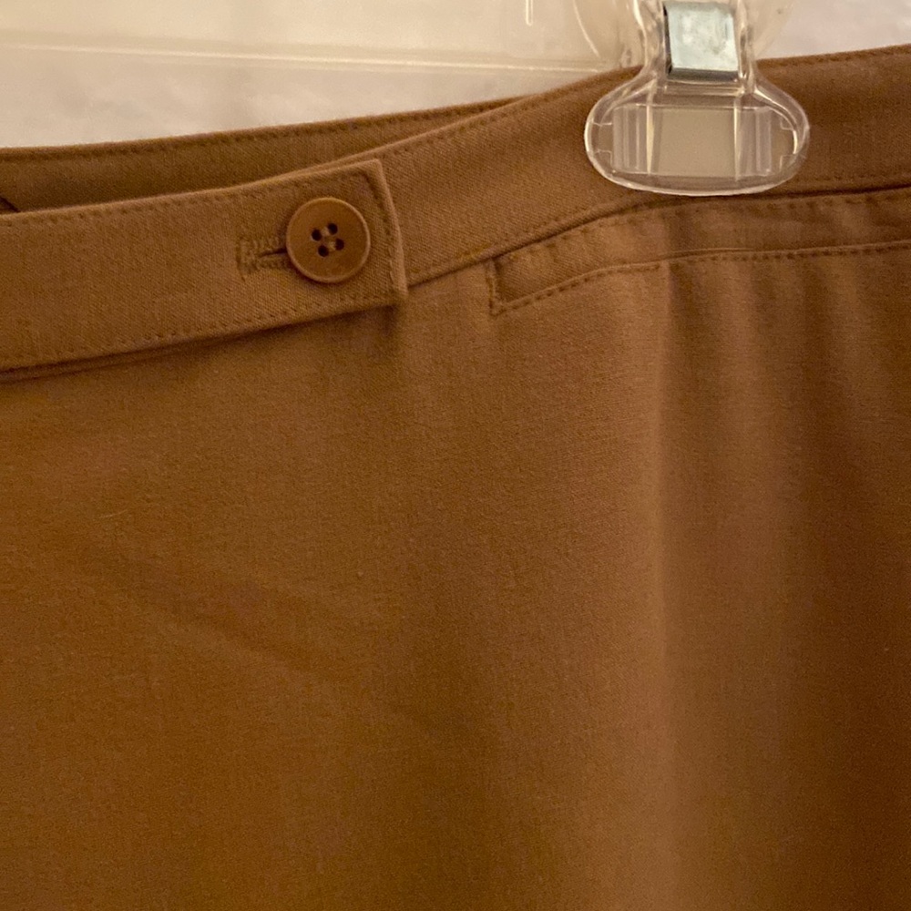 Gold dress pants.